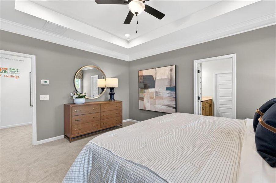 Furnished interior view inside a new home in The Stiles, Cartersville (Image 38).