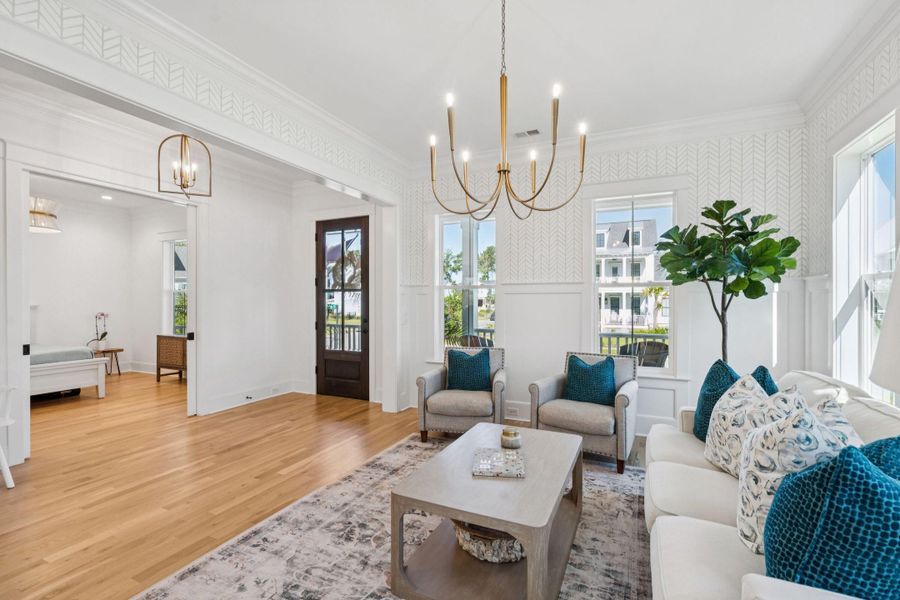 Furnished interior view inside a new home in , Mount Pleasant (Image 49).