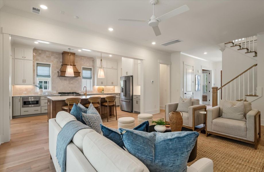 Furnished interior view inside a new home in , Mount Pleasant (Image 13).