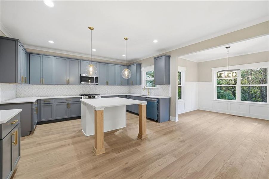 Furnished interior view inside a new home in , Canton (Image 18).