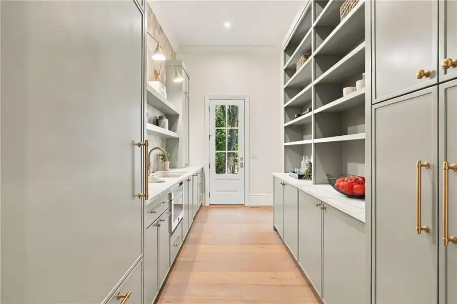 Furnished interior view inside a new home in , Atlanta (Image 29).