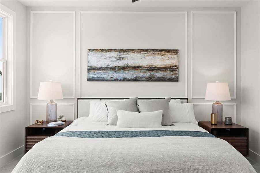 Furnished interior view inside a new home in The Gathering – Alpharetta, Alpharetta (Image 10).