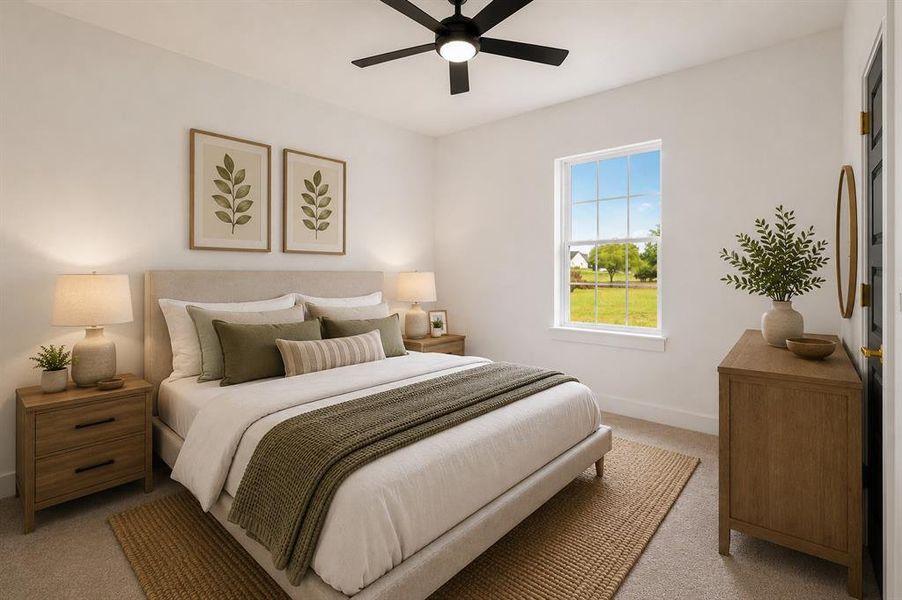 Furnished interior view inside a new home in , Godley (Image 16). Furnished interior view inside a new home in , Godley (Image 16).