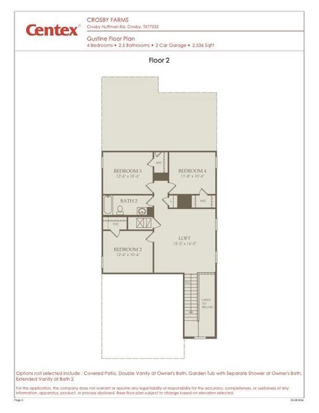 2nd Floor plan