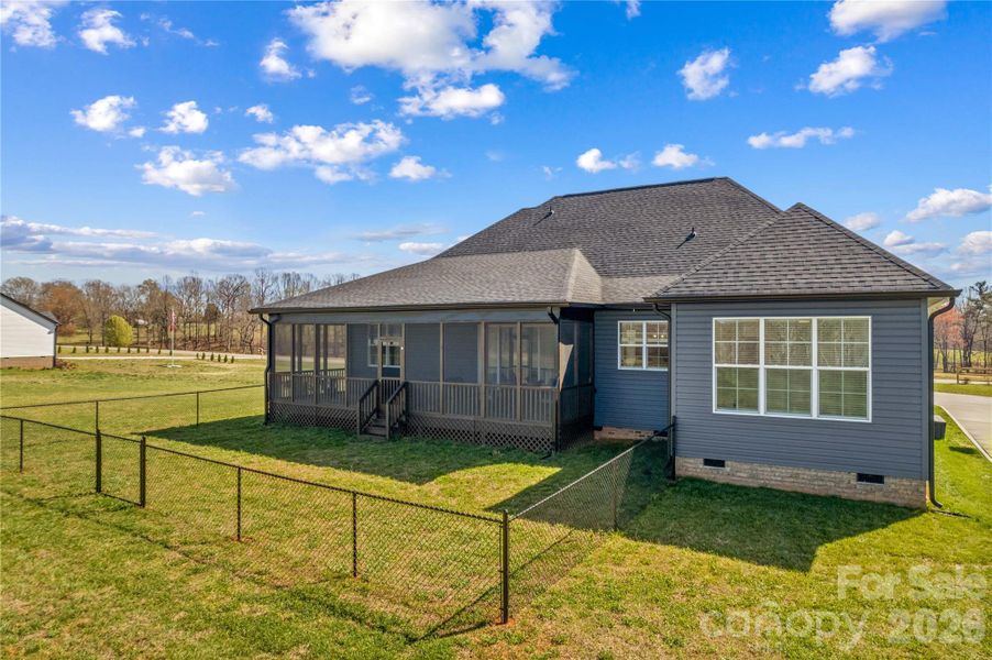 Exterior details and patio area of a home in , Harmony (Image 3). Exterior details and patio area of a home in , Harmony (Image 3).