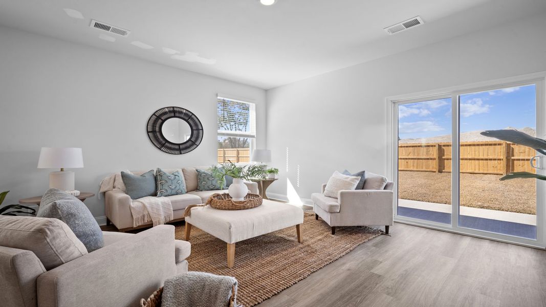 Furnished interior view inside a new home in The Retreat at East Argent, Ridgeland (Image 10). Furnished interior view inside a new home in The Retreat at East Argent, Ridgeland (Image 10).