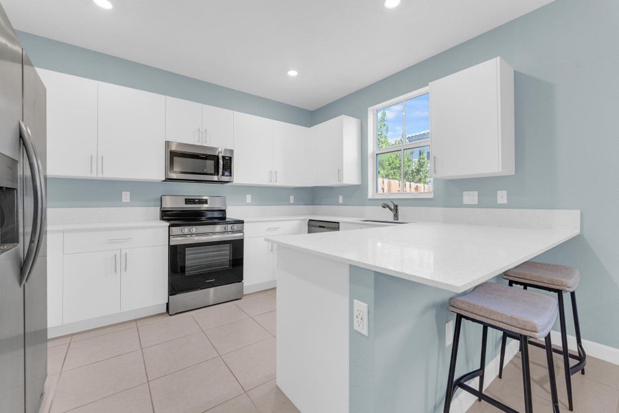 Furnished interior view inside a new home in , Coral Springs (Image 26).