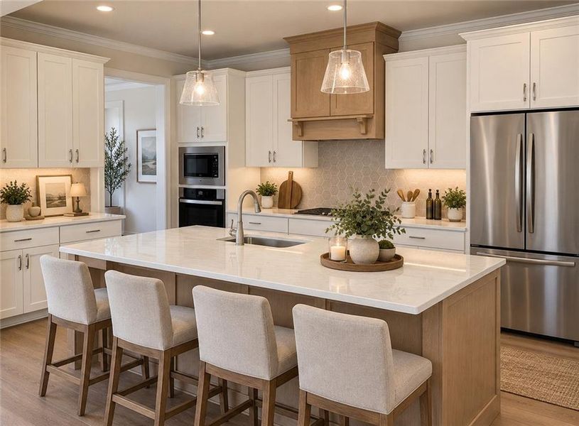 Furnished interior view inside a new home in , Jefferson (Image 14).