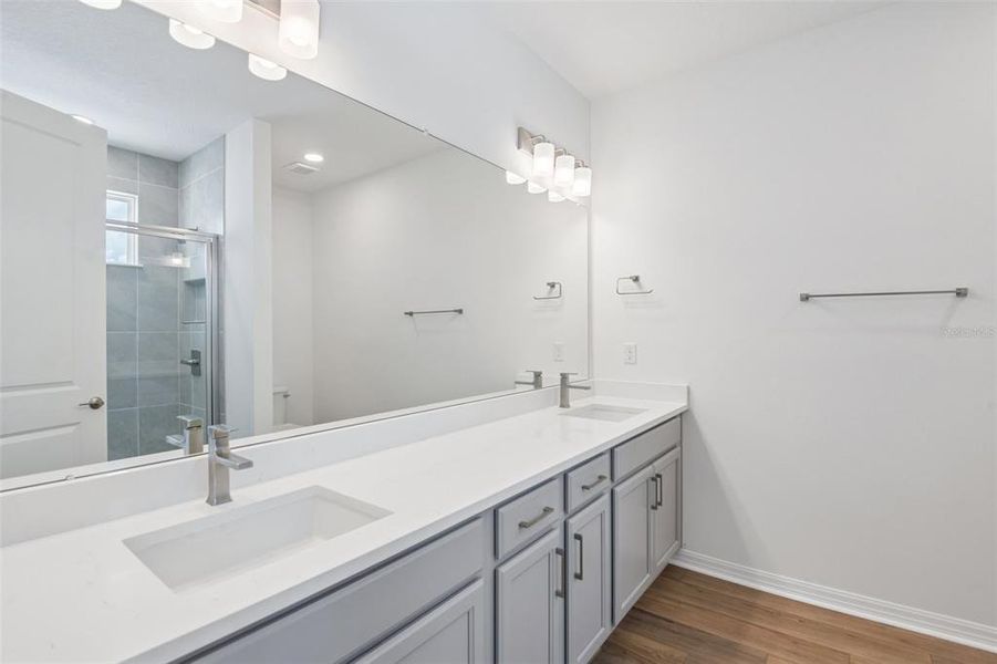 Furnished interior view inside a new home in , San Antonio (Image 11).