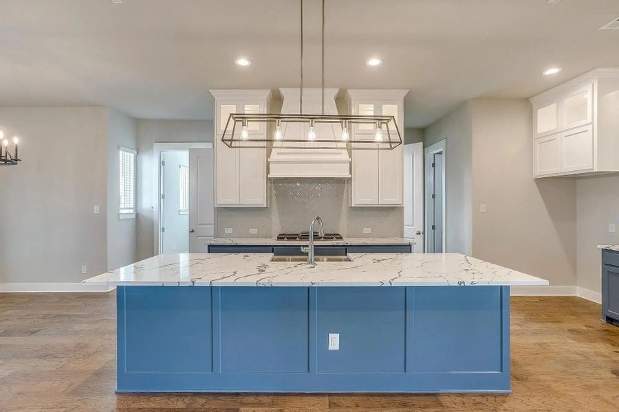 Representative furnished interior of a home built from the The Tiffany by Elmwood Custom Homes in Aledo Heights, Aledo (Image 22).