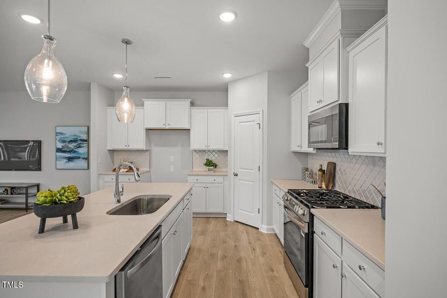 Furnished interior view inside a new home in Gregory Village, Lillington (Image 105).