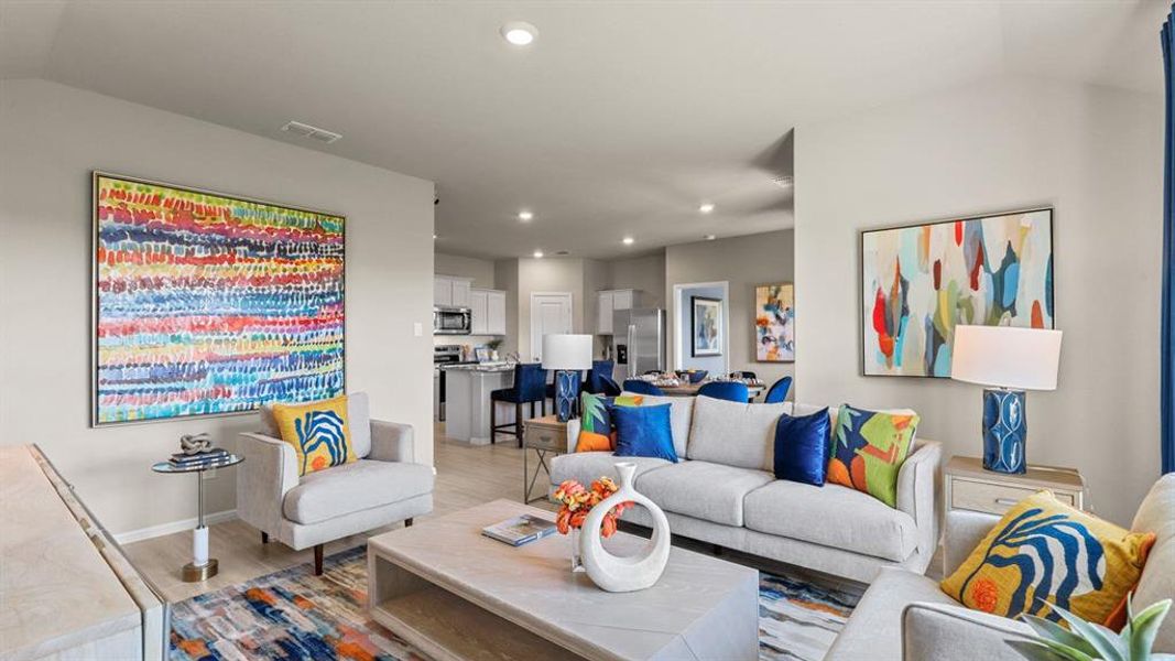 Furnished interior view inside a new home in Bella Vista, Granbury (Image 29).