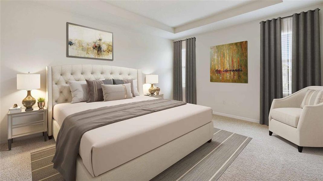 Furnished interior view inside a new home in Legacy Preserve, Parrish (Image 13).