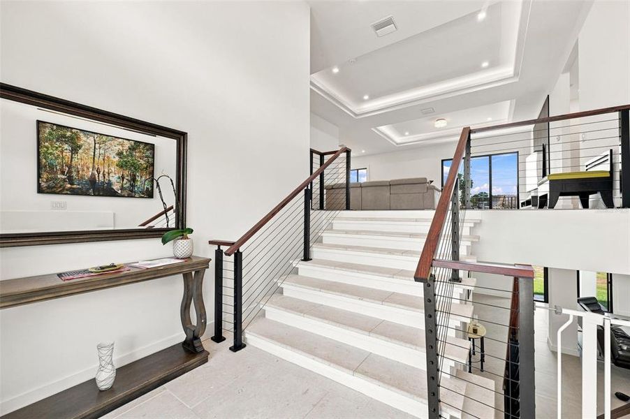 Furnished interior view inside a new home in , Port Richey (Image 19).