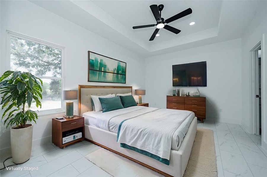 Furnished interior view inside a new home in , Malakoff (Image 13).