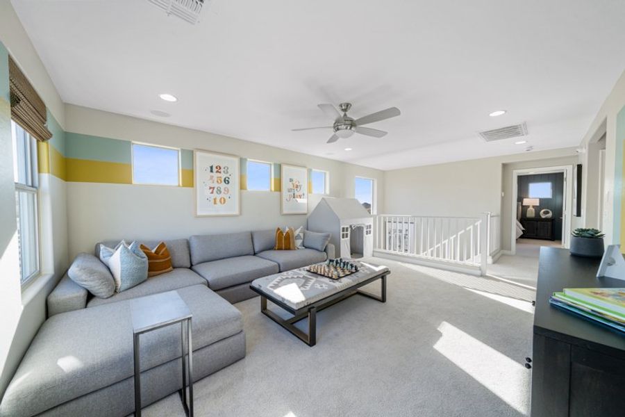 Furnished interior view inside a new home in Estrella, Goodyear (Image 15).
