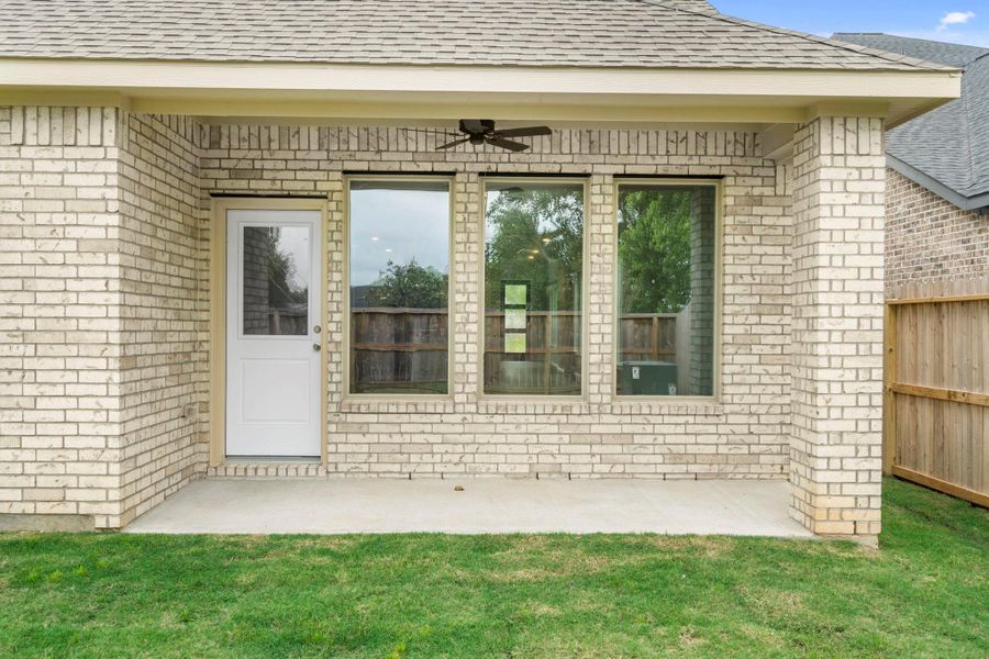 Exterior details and patio area of a home in Candela, Richmond (Image 3). Exterior details and patio area of a home in Candela, Richmond (Image 3).