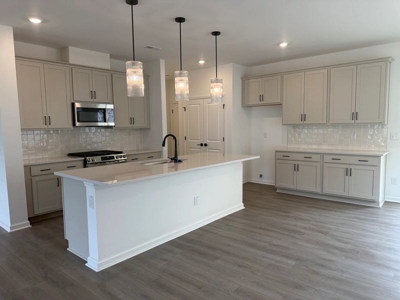 Furnished interior view inside a new home in The Point, Rolesville (Image 4).