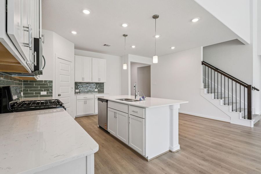 Photo is not of the actual home, but is an inspirational photo of builder’s model home and may depict options, furnishings, and/or decorator features that are not included