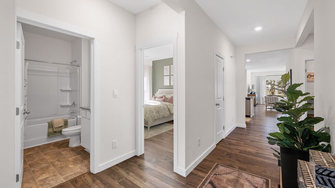Furnished interior view inside a new home in The Cove at Thrasher Landing, Hixson (Image 3).