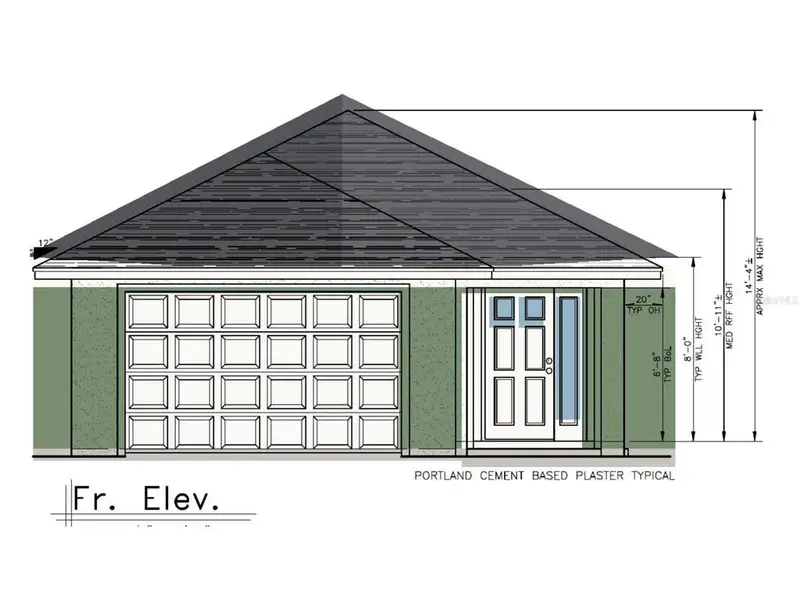 Exterior rendering of this home design in , Ocala, FL (Image 2). Exterior rendering of this home design in , Ocala, FL (Image 2).