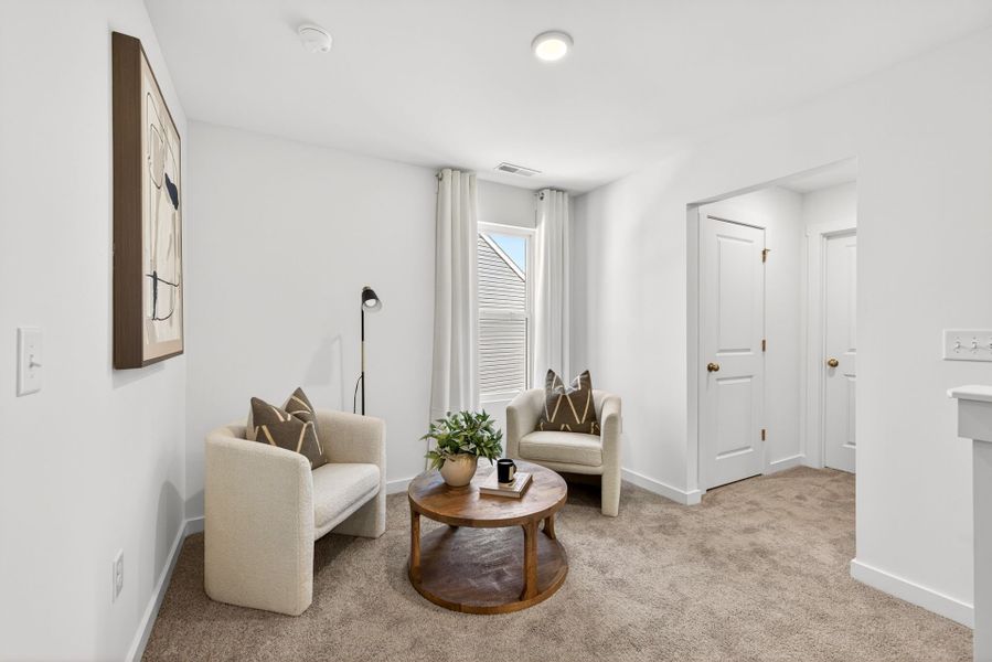 Furnished interior view inside a new home in White Oak Creek Crossing, Angier (Image 26).