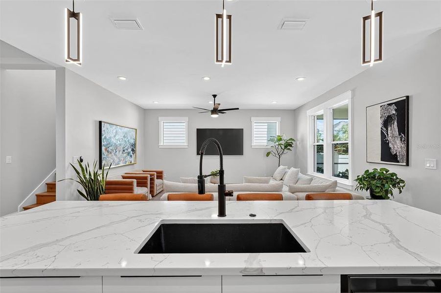 Furnished interior view inside a new home in , Tampa (Image 33).