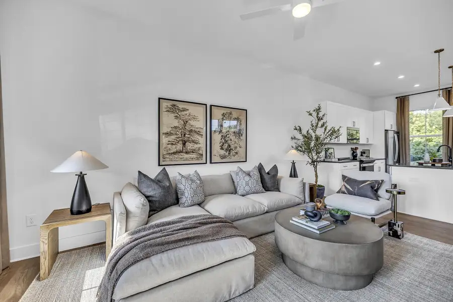 Furnished interior view inside a new home in BelleWether, Chattanooga (Image 6).