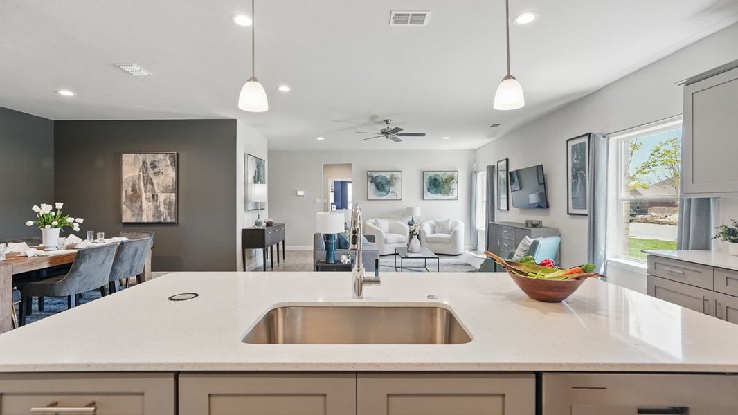 Furnished interior view inside a new home in Eden Ranch, Arlington (Image 9).