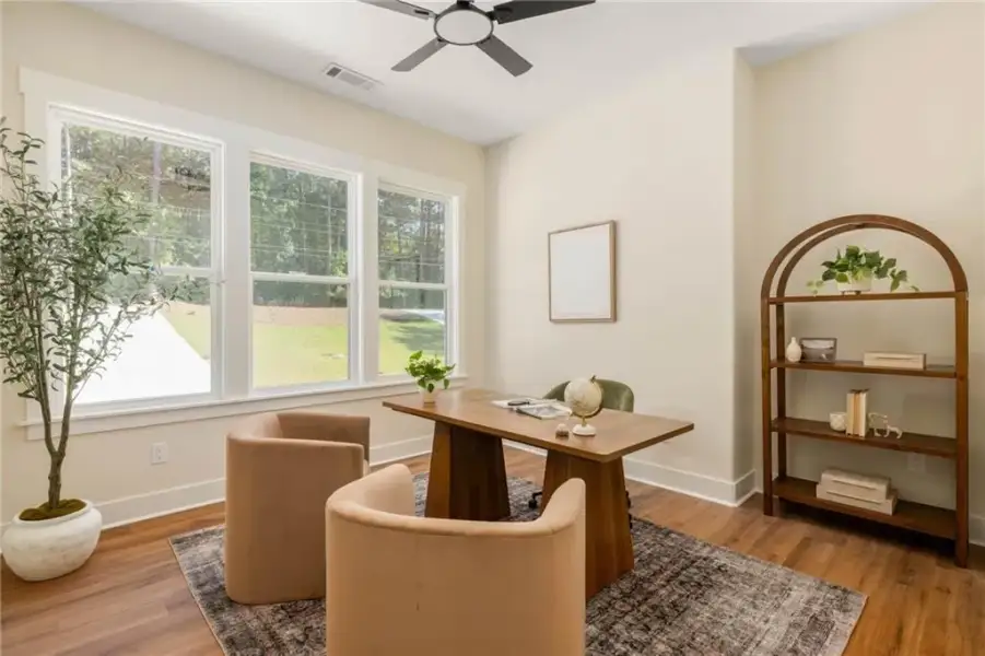 Furnished interior view inside a new home in , Snellville (Image 7). Furnished interior view inside a new home in , Snellville (Image 7).