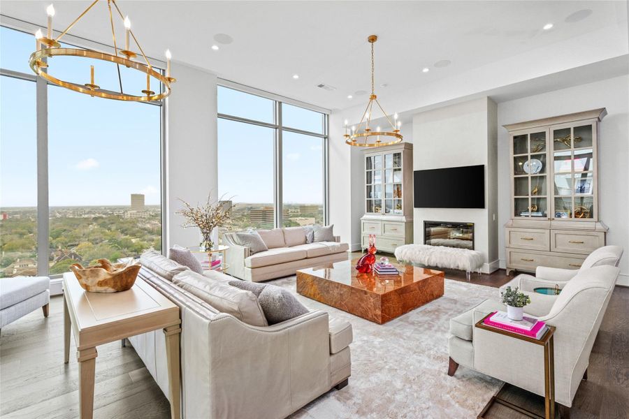 Furnished interior view inside a new home in , Houston (Image 11).