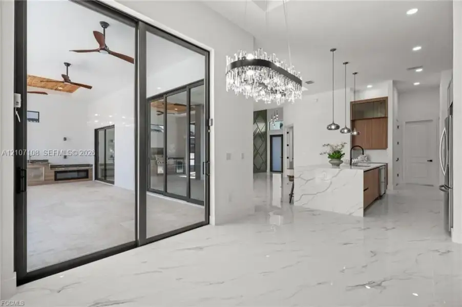 Furnished interior view inside a new home in , Cape Coral (Image 4).