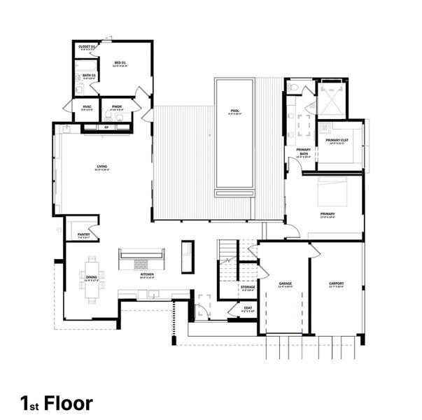 View of room layout