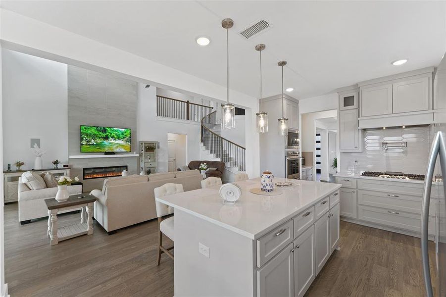 Furnished interior view inside a new home in Broadmoor Estates, Ovilla (Image 14).