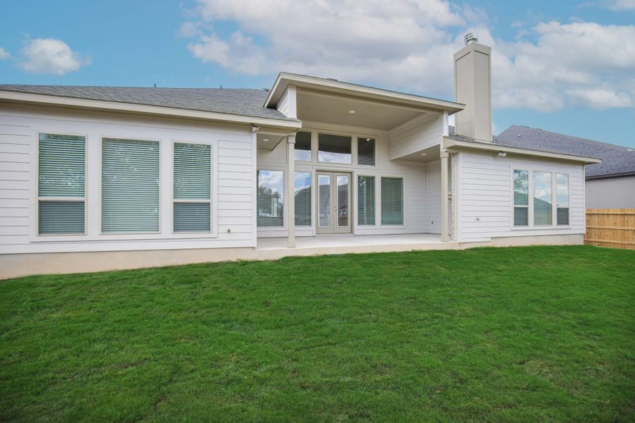 Image 12 representing the Kaylee by Chesmar Homes in Mesa Western, Cibolo, TX.