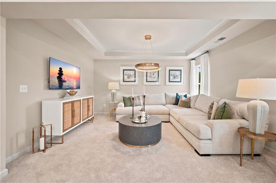 Furnished interior view inside a new home in Everson, Snellville (Image 4).