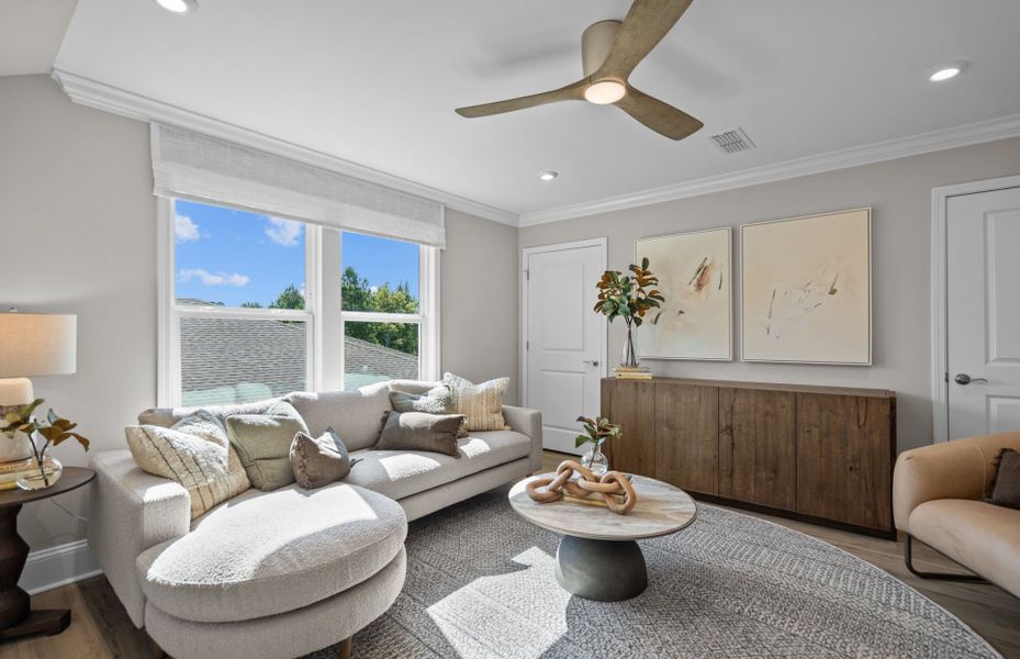 Furnished interior view inside a new home in The Haven at Riverlights, Wilmington (Image 18).