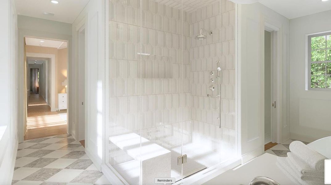 Primary bathroom Primary bathroom