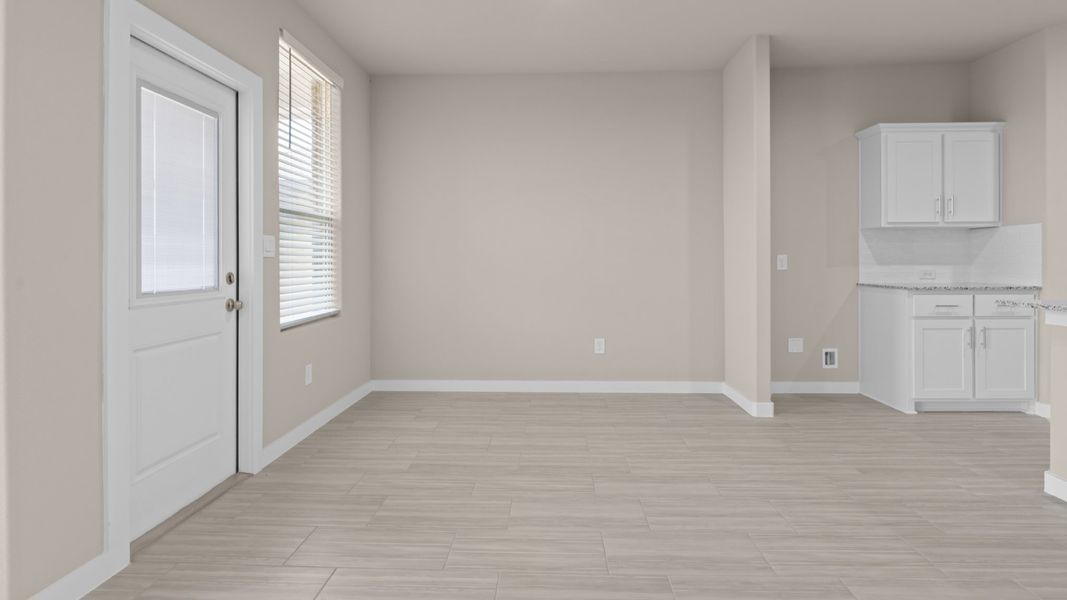 Representative unfurnished interior of a home built from the Cali by D.R. Horton in Legacy South, Midland (Image 9).