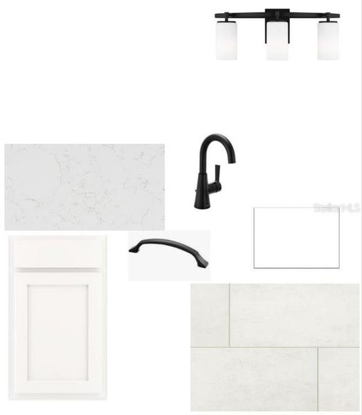 Sample of building materials used in homes in Waterset Tradition Series, Apollo Beach (Image 5).