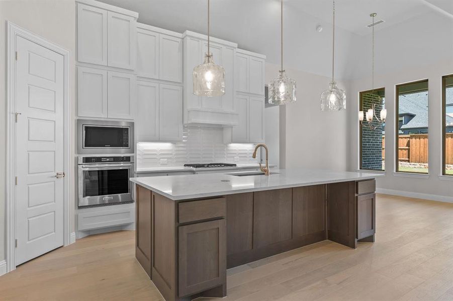 Furnished interior view inside a new home in Windsong Ranch, Prosper (Image 5). Furnished interior view inside a new home in Windsong Ranch, Prosper (Image 5).