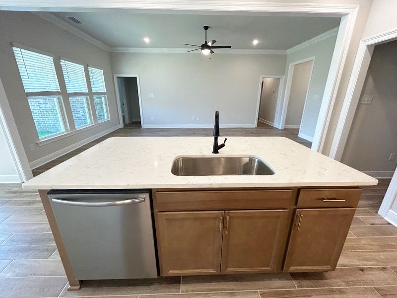 Furnished interior view inside a new home in Natureview, Freeport (Image 8).