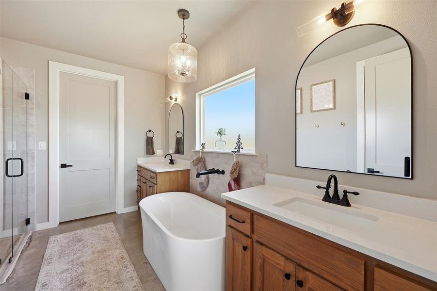 Furnished interior view inside a new home in , Lipan (Image 16).