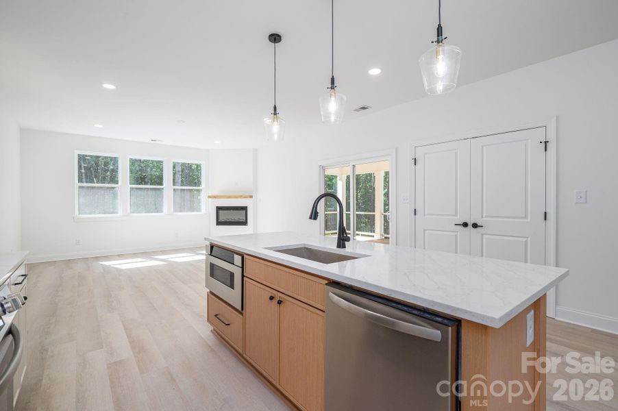 Furnished interior view inside a new home in , Bessemer City (Image 6).