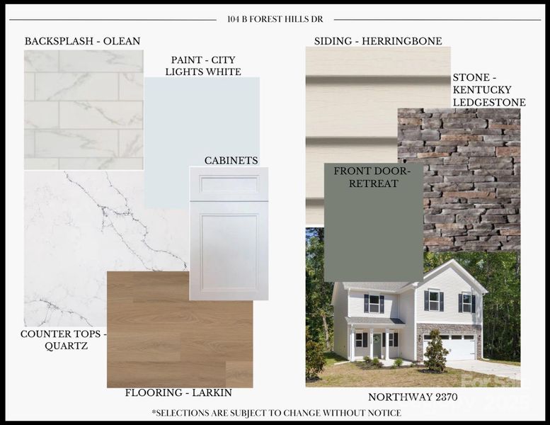 Sample of building materials used in homes in , Charlotte (Image 24).