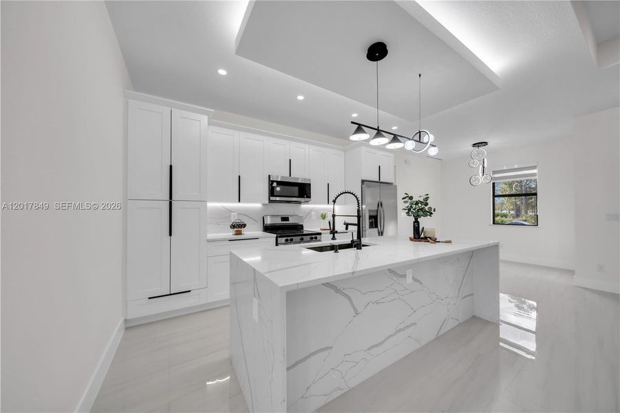 Furnished interior view inside a new home in , Lehigh Acres (Image 7).
