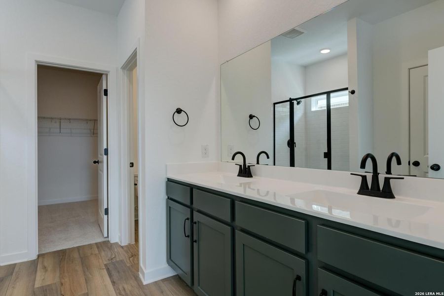 Furnished interior view inside a new home in Nopal Valley, San Antonio (Image 6).