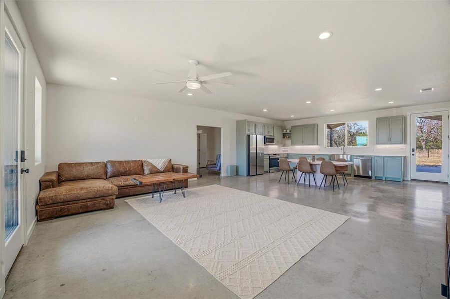Furnished interior view inside a new home in , Santo (Image 9).