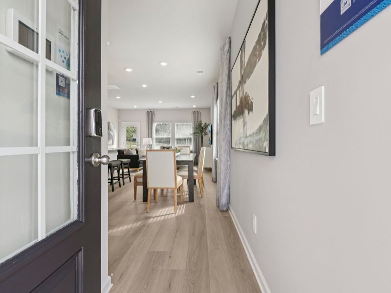 The Oakland floorplan with the Fresh Grey interior package modeled at Artisan Walk.