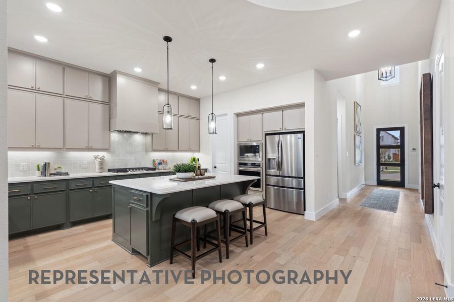 Furnished interior view inside a new home in Hallie's Cove, Schertz (Image 36).